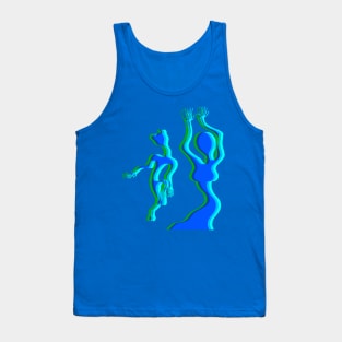 Lazer Guided Melodies (blue) Tank Top